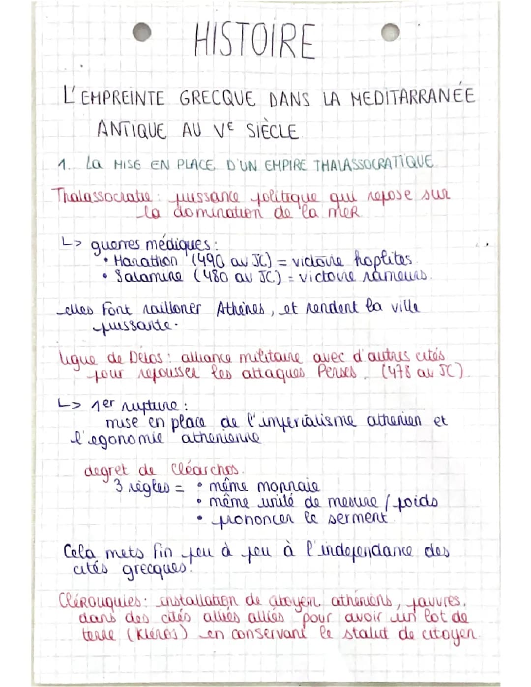 Histoire 2nd