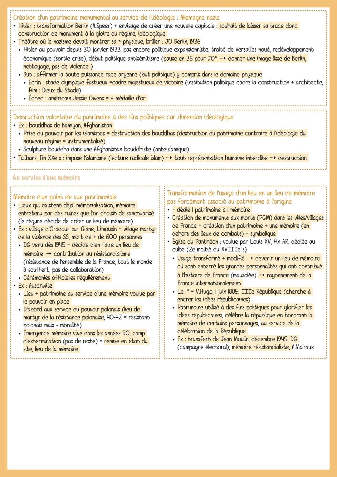 LE PATRIMOINE : USAGES
SOCIAUX ET POLITIQUES
T5: LE PATRIMOINE
Introduction
Patrimoine politique de patrimonialisation dès l'Antiquité car e