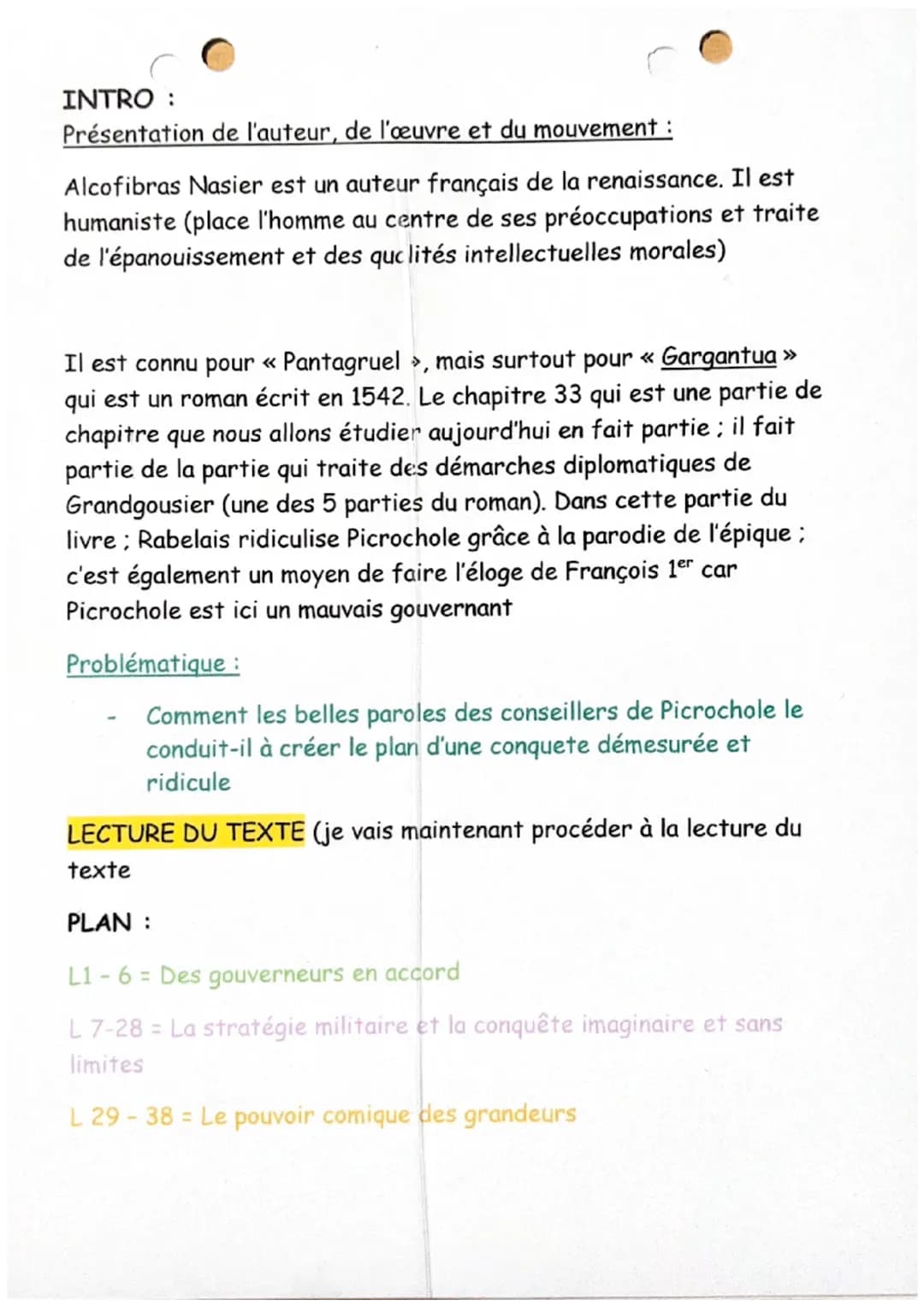 Chapitre 33; Gargantua
RABLAIS
Après le vol des fouaces, le duc de Menuaille, le comte Spadassin et le
capitaine Merdaille comparurent devan