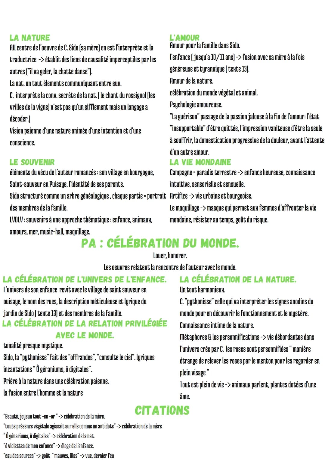 -Sido & les brilles de la
vigne
FICHE D'IDENTITÉ
TITRE : Sido
AUTEUR: Colette
DATE : 1930
MOUVEMENT LITTÉRAIRE : Réaliste
GENRE LITTÉRAIRE :