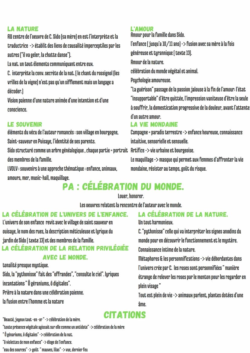 -Sido & les brilles de la
vigne
FICHE D'IDENTITÉ
TITRE : Sido
AUTEUR: Colette
DATE : 1930
MOUVEMENT LITTÉRAIRE : Réaliste
GENRE LITTÉRAIRE :