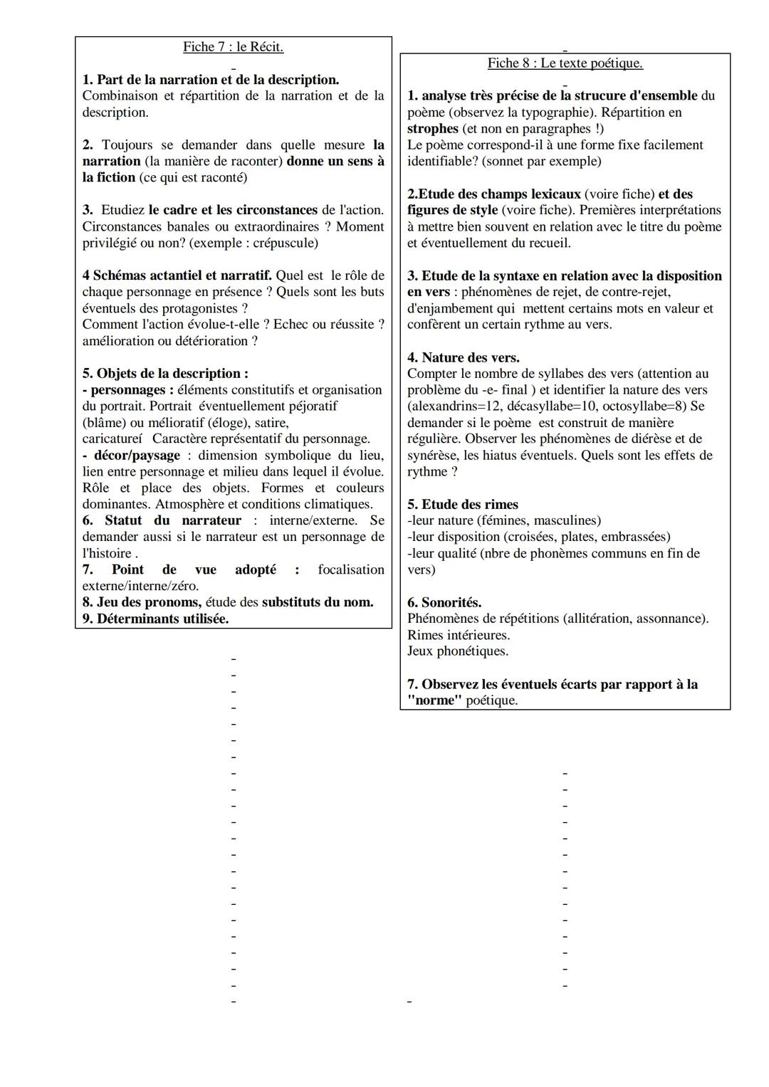 # 10 fiches outils pour analyser un texte littéraire et organiser ses révisions.

Fiche 1: Identifier et situer un texte.

1. Analyse du par