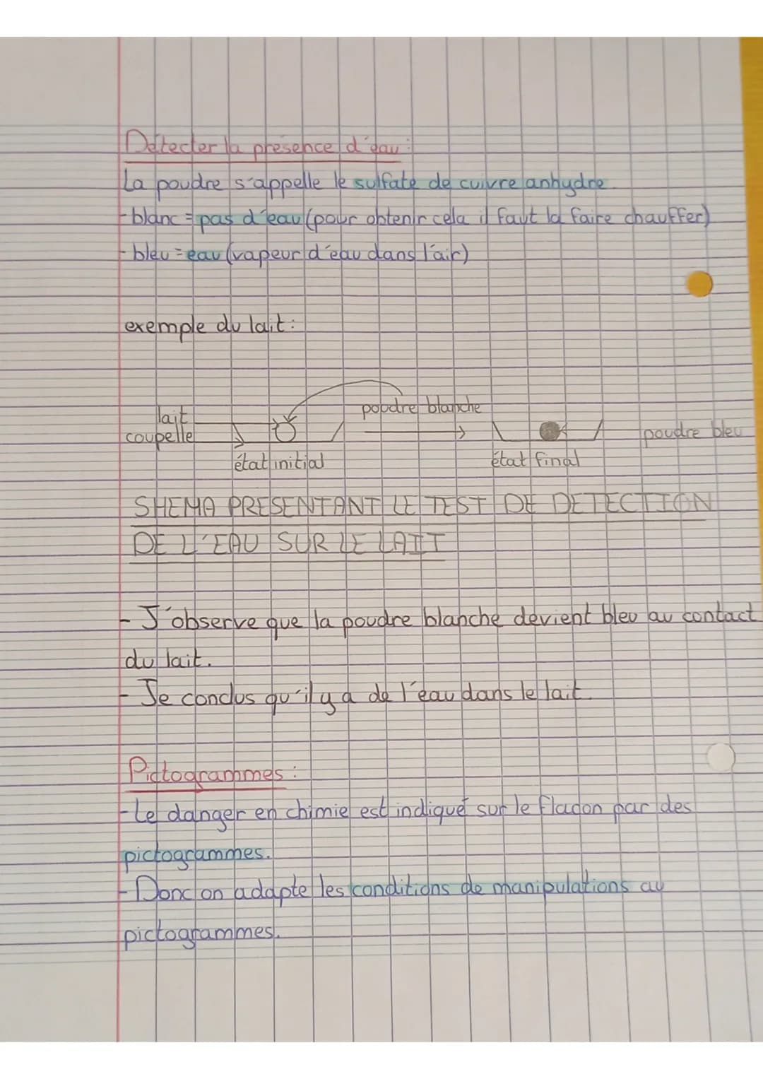 Physique-chimie
Les 3 états de leav
- état liquide (nvage -rivière-océan-brouillard-brûme-pluie -
nappe phréatique = souterraine
- état soli