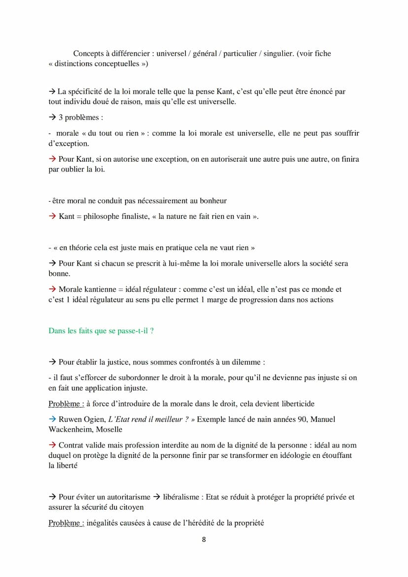 Devoir et justice
1) Justice et droit dans l'Etat : pourquoi préférer la justice à l'injustice?
→ Pour penseurs antiques, justice = vertu to