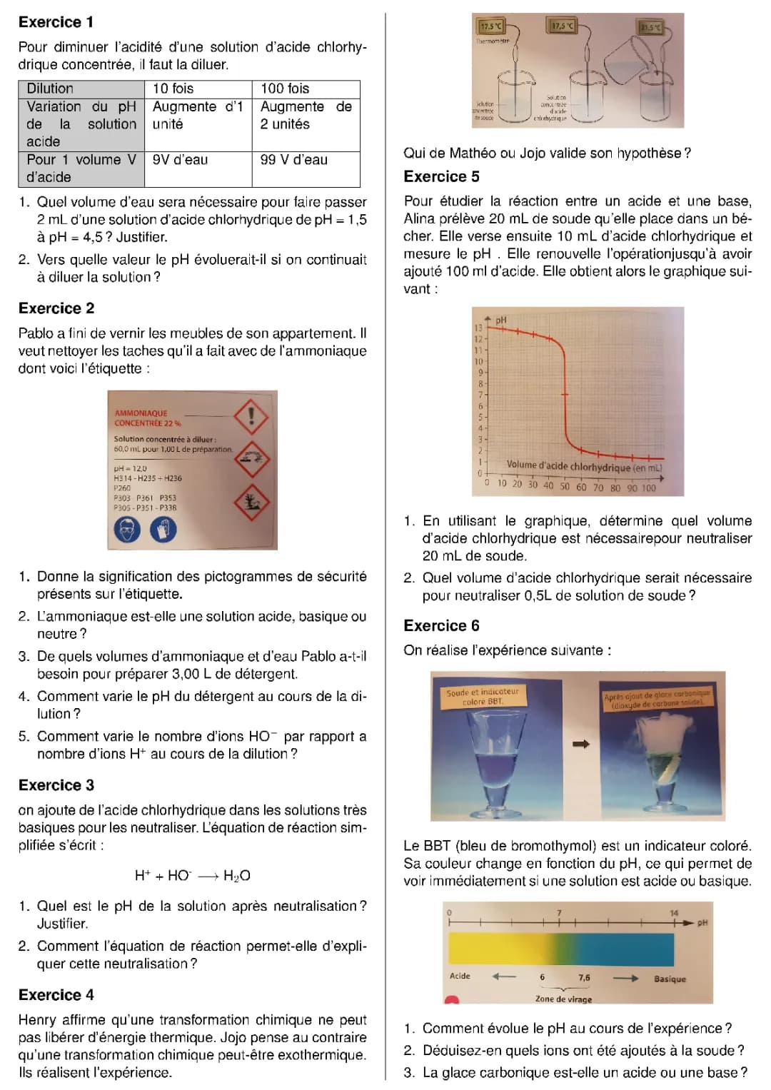 Apprends à Préparer et Diluer l'Acide Chlorhydrique!