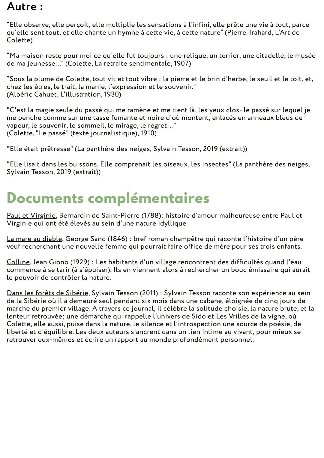 SIDO & LES VRILLES DE
LA VIGNE
COLETTE
à savoir, résumés & citations
À savoir
BIOGRAPHIE
Sidonie-Gabrielle Colette est née en 1873 en Bourgo