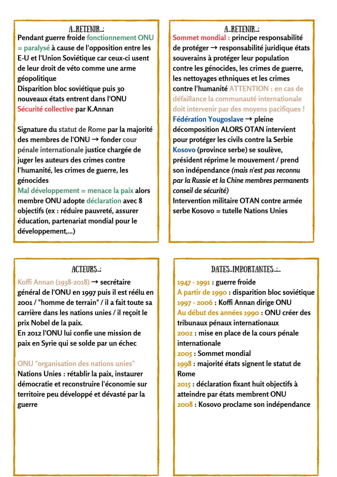●
MOTS IMPORTANTS_
• OTAN : organisation du traité de l'Atlantique
nord
• ONU: organisation des nations unies
HISTOIRE GÉOGRAPHIE
GEOPOLITIQ