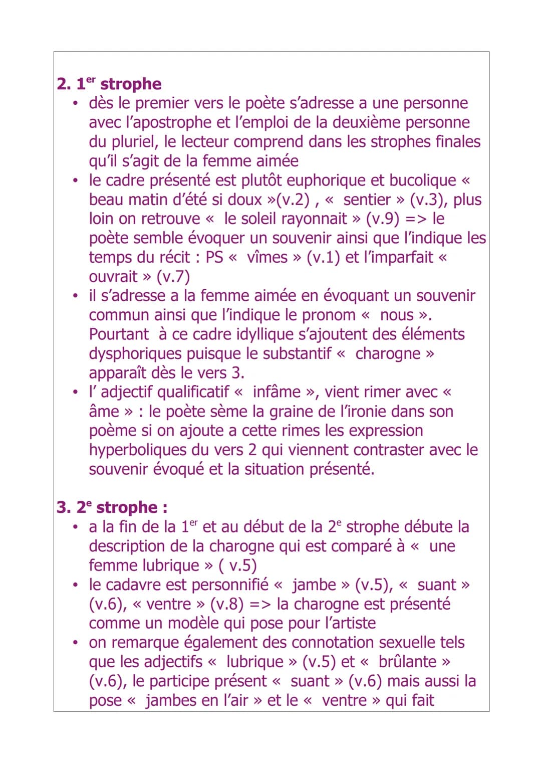 Objet d'étude : la poésie du XIXe au XXIe siècle
Titre de la séquence : La poésie
Auteur : Charles Baudelaire
Dates / siècle de l'auteur : X