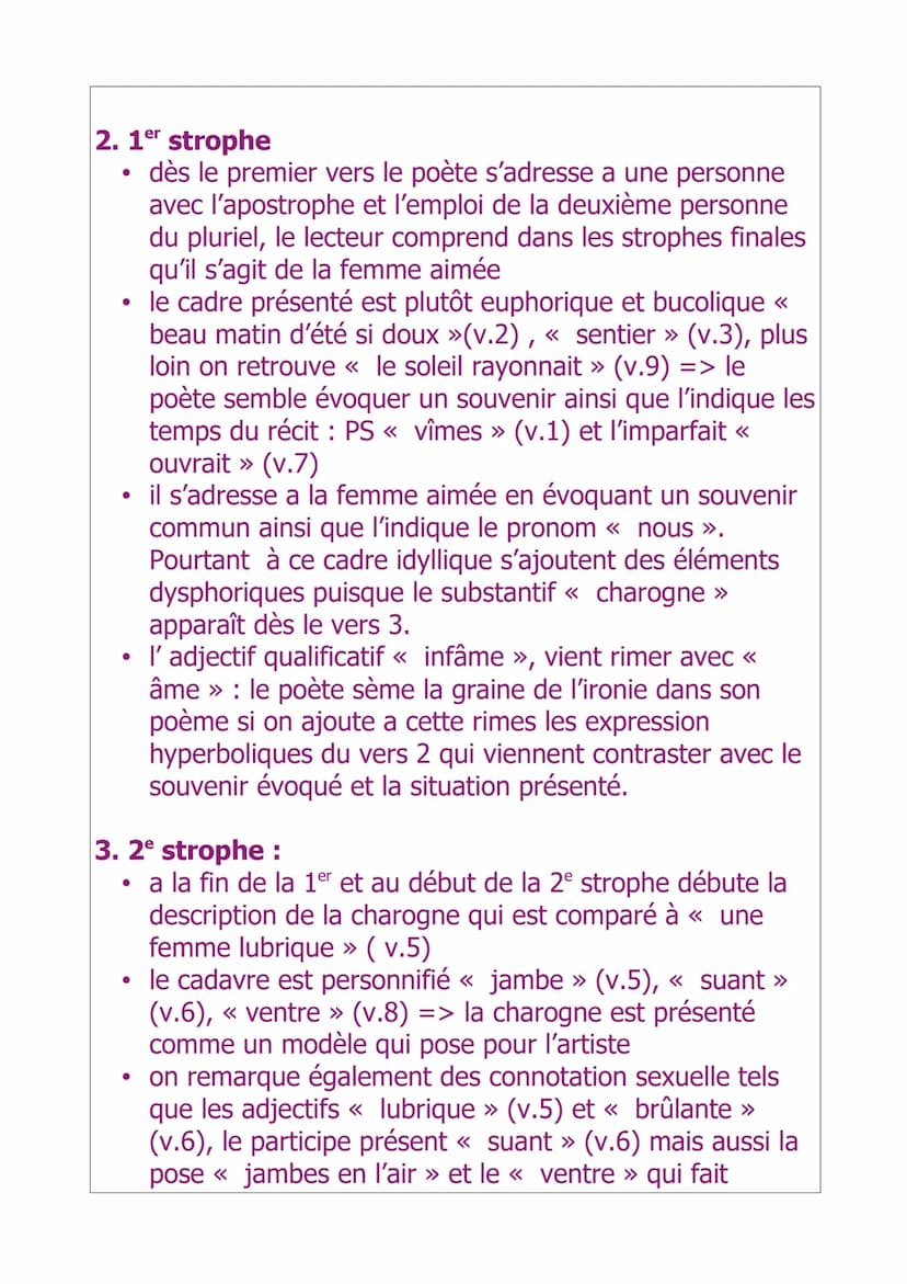Objet d'étude : la poésie du XIXe au XXIe siècle
Titre de la séquence : La poésie
Auteur : Charles Baudelaire
Dates / siècle de l'auteur : X
