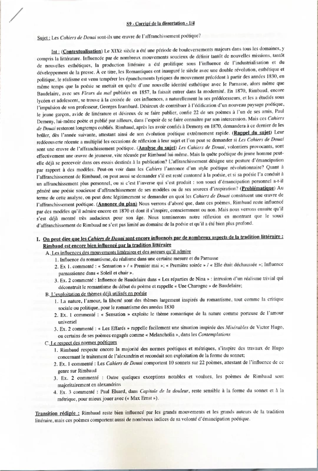 le 06/11/23
pour
Casella
Français dissertation
Eva 194
Note:
hon
étoit
Observations
161
16
bien. Attention à stupefu
it à down as exemples f