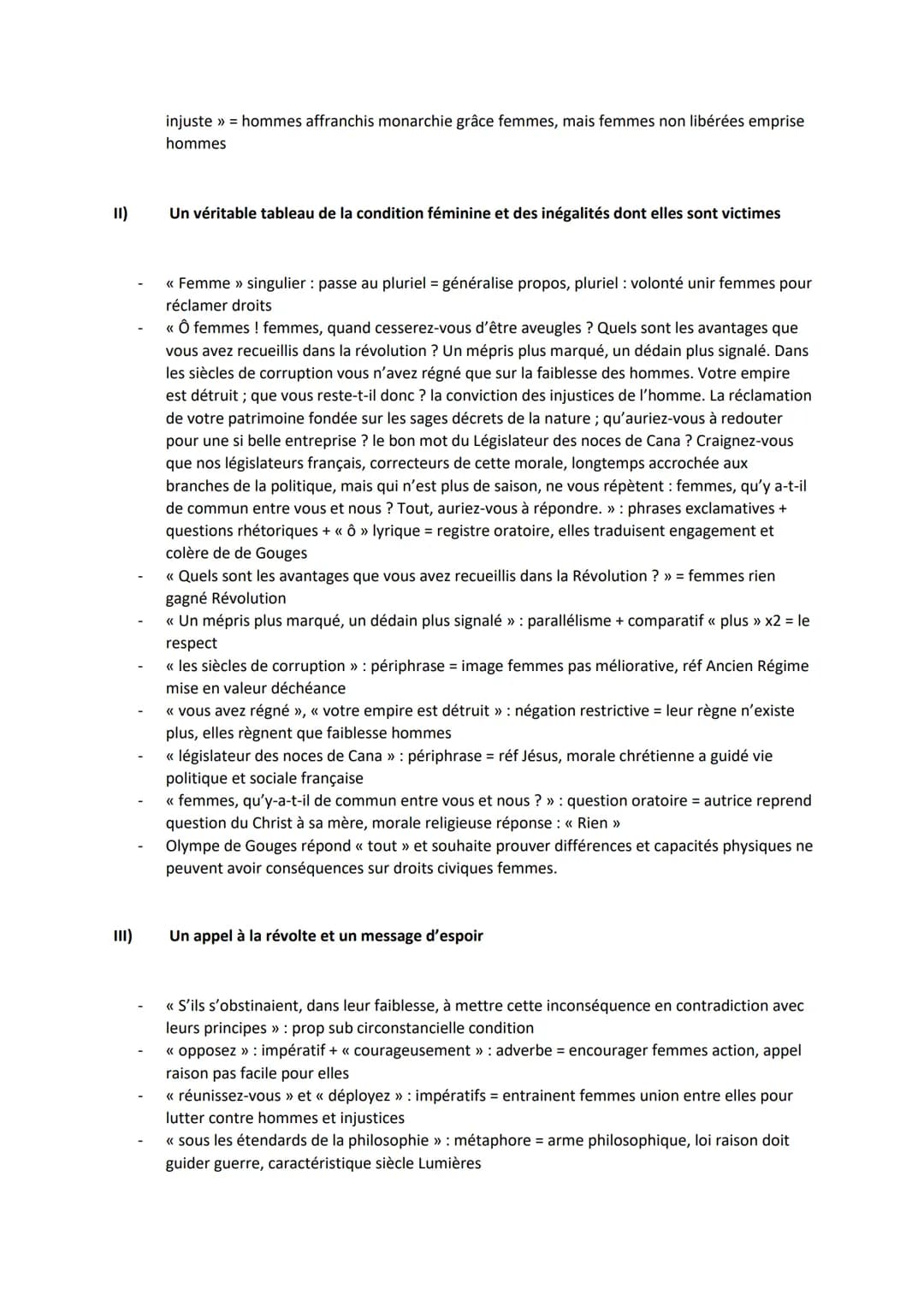 Introduction :
Plan :
1)
DDFC (écrire et combattre pour l'égalité)
Postambule
-
Marie Gouze : femme de lettres, bourgeoise, seconde moitié 1