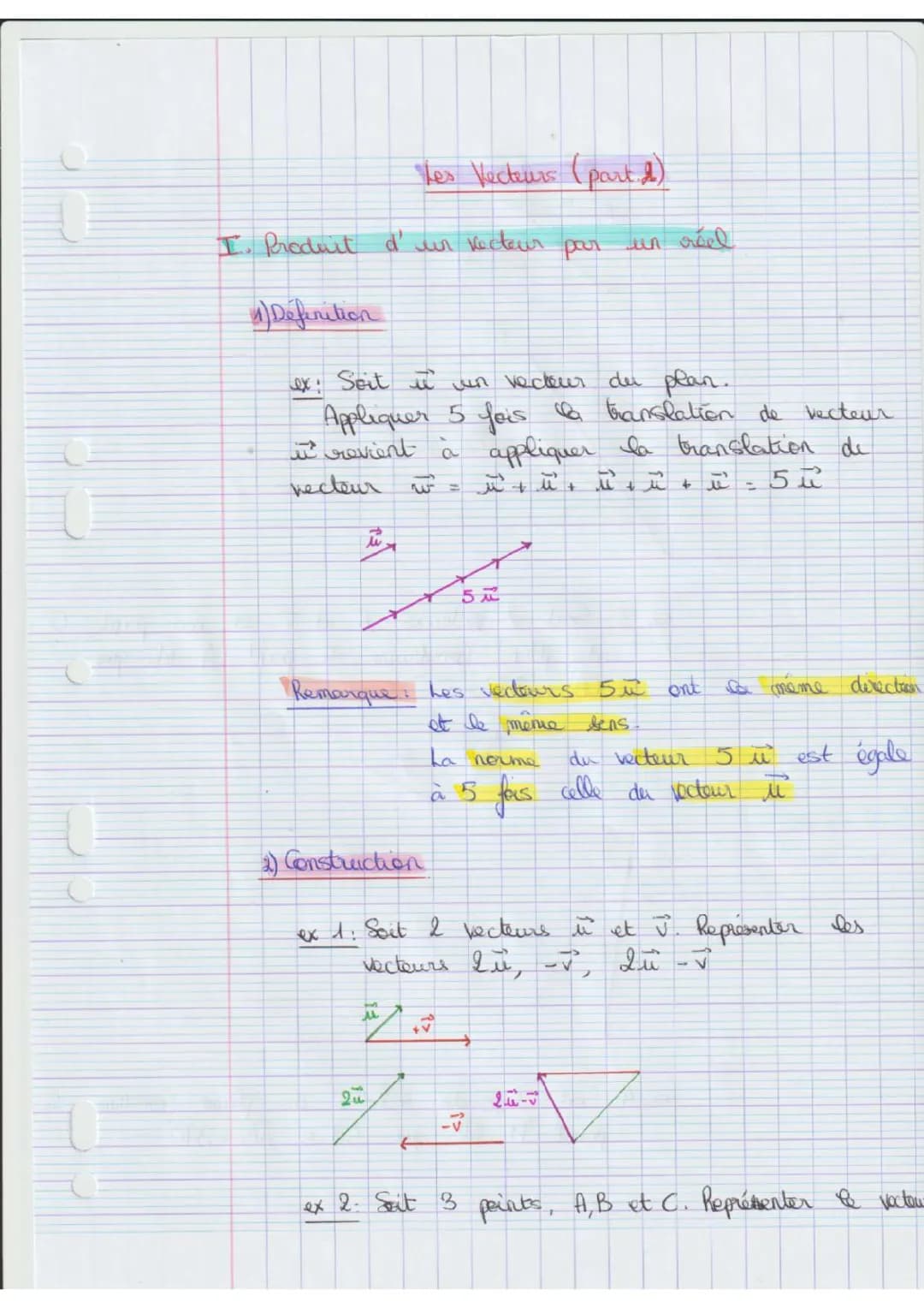 Vecteurs (partie 2)