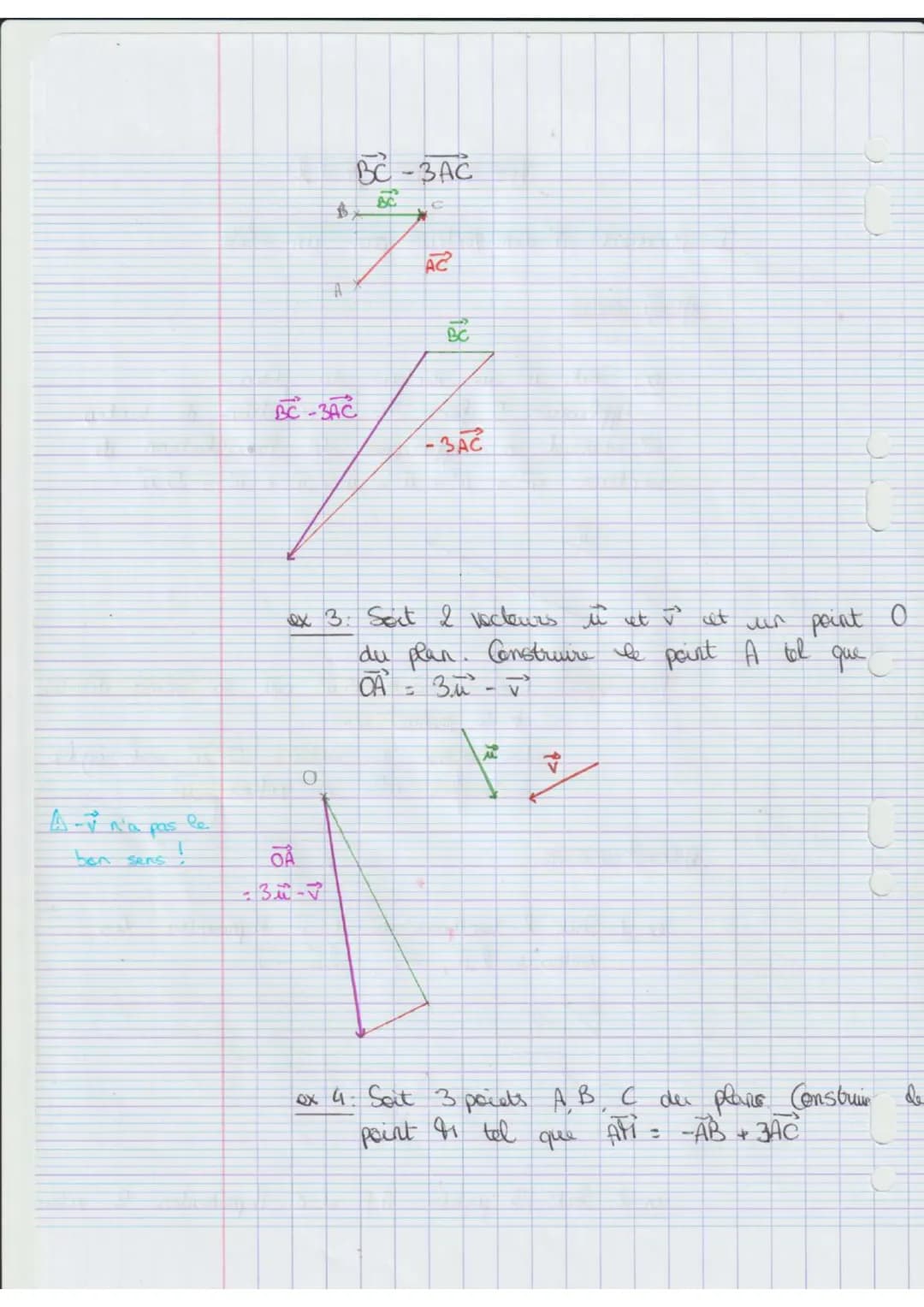 I. Preduit d'un vecteur
Les Vecteurs (part 1)
tx
Définition
ex: Seit u un vecteur du plan.
Appliquer 5 fois a translation de vecteur
à appli