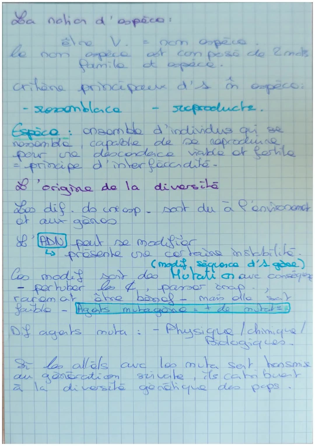 2
La Biodiversité
V
Chapitre 4:
2
Biodivers the: contradios de diversité
biologique
Elle fait reference à Pa
variété du vivant-
Elle s'expri