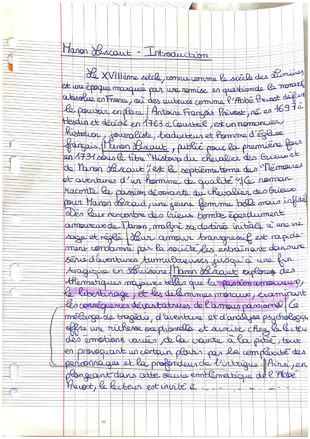 Citations Manon Lescaut
DESCRIPTION DE MANON:
« Elle me parut si charmante, que moi, qui n'avait jamais pensé à la différence des sexes, ni
