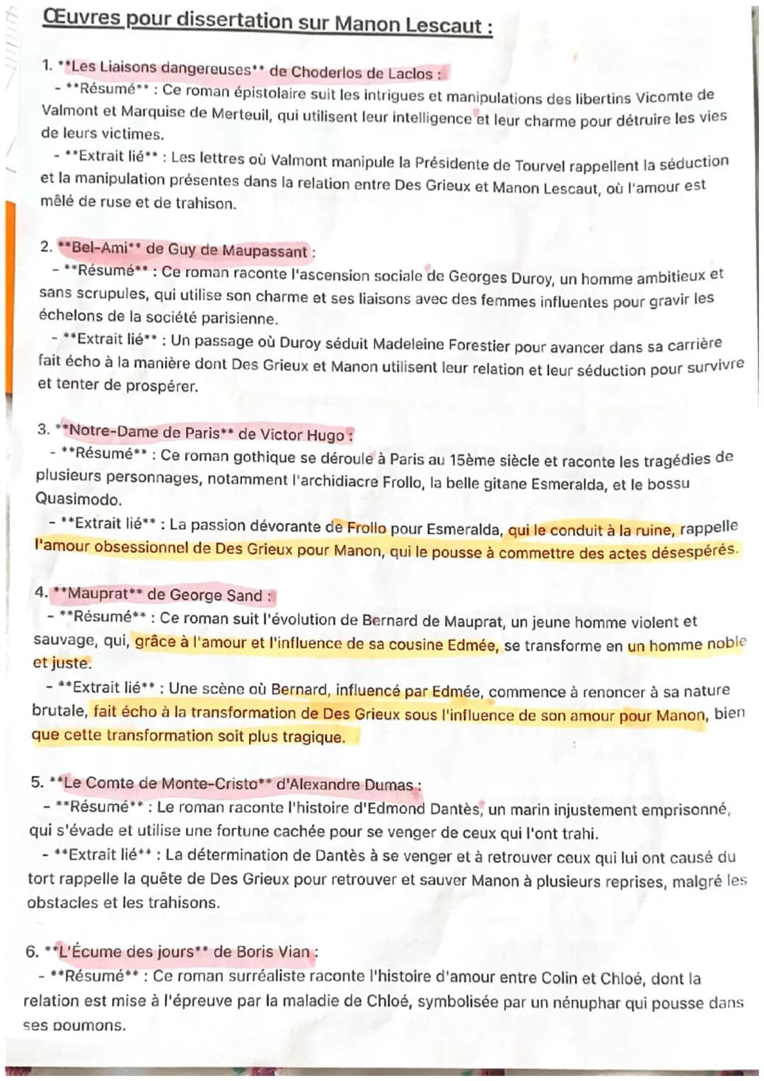 Citations Manon Lescaut
DESCRIPTION DE MANON:
« Elle me parut si charmante, que moi, qui n'avait jamais pensé à la différence des sexes, ni
