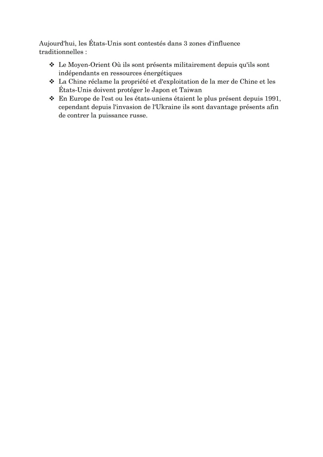 HGGSP
I. La puissance des Etats Unis aujourd'hui
A. Un
ledearship-mulitiforme
1. Les fondements de la puissance
Les États-Unis appuient leur