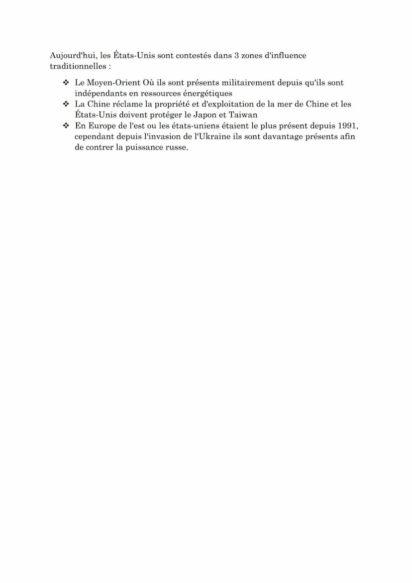 HGGSP
I. La puissance des Etats Unis aujourd'hui
A. Un
ledearship-mulitiforme
1. Les fondements de la puissance
Les États-Unis appuient leur