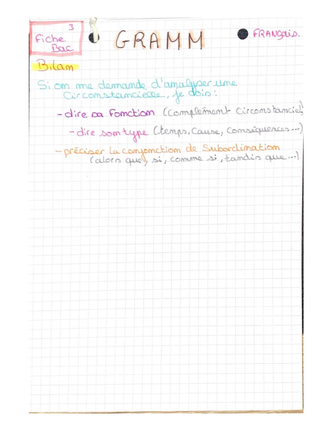 # 2

Fiche
Bac

OGRAMM

Les propositions subordonnées

Framgqio
Fiche
Recto-Verpo

*   propositiom subordommée RELATIVE: Elle se trouve
aprè
