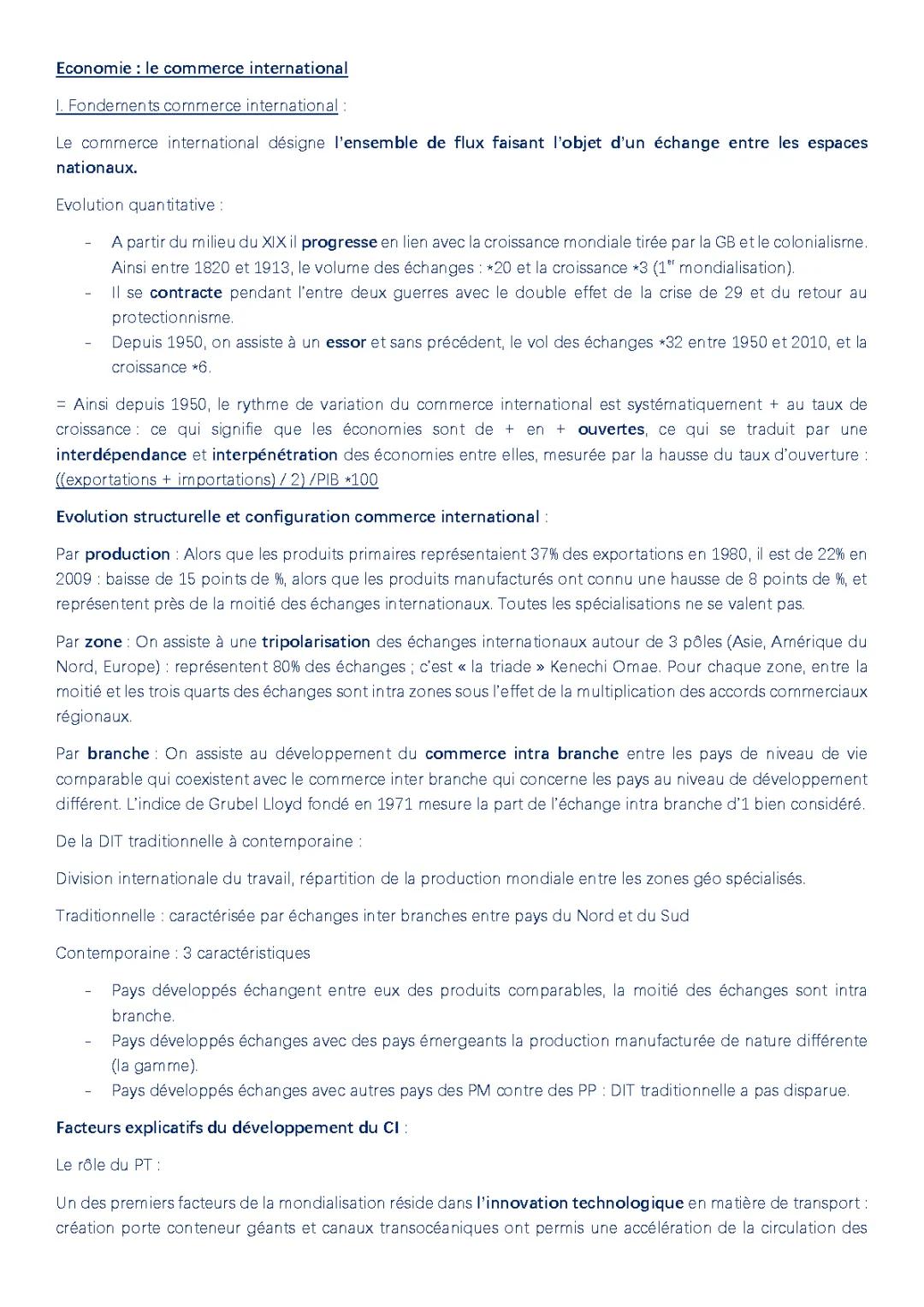 Comprendre l'évolution du commerce international depuis 1945 : Un exposé simple et complet