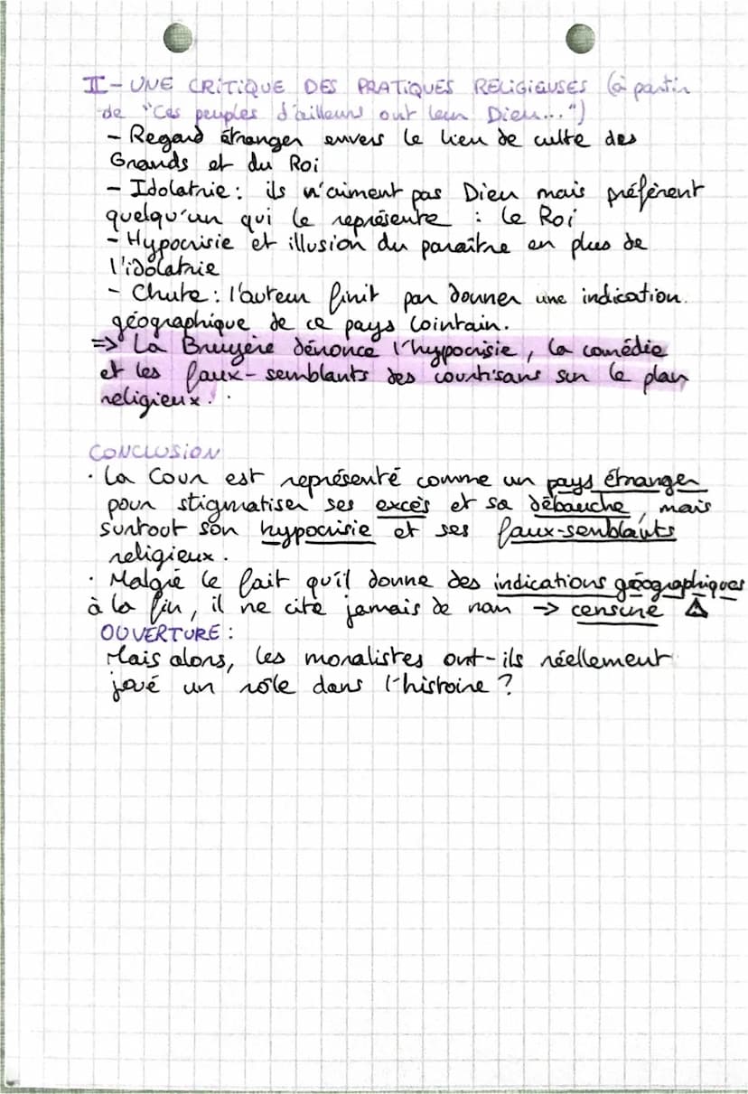 Texte 2
BAC
ORAL
L'on parle d'une région.....
remarque 74 (124)
O
INTRO:
AUTEUR: Jean de la Bruyère, moraliste français
du xvile vivant à la