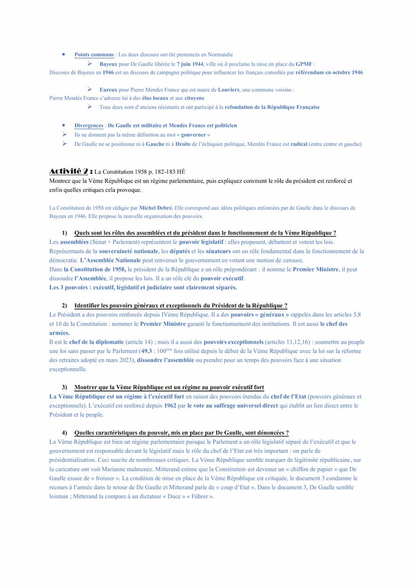 Thème 2- La multiplication des acteurs internationaux dans un monde bipolaire
Chapitre 3- La France : une nouvelle place dans le monde
<< To