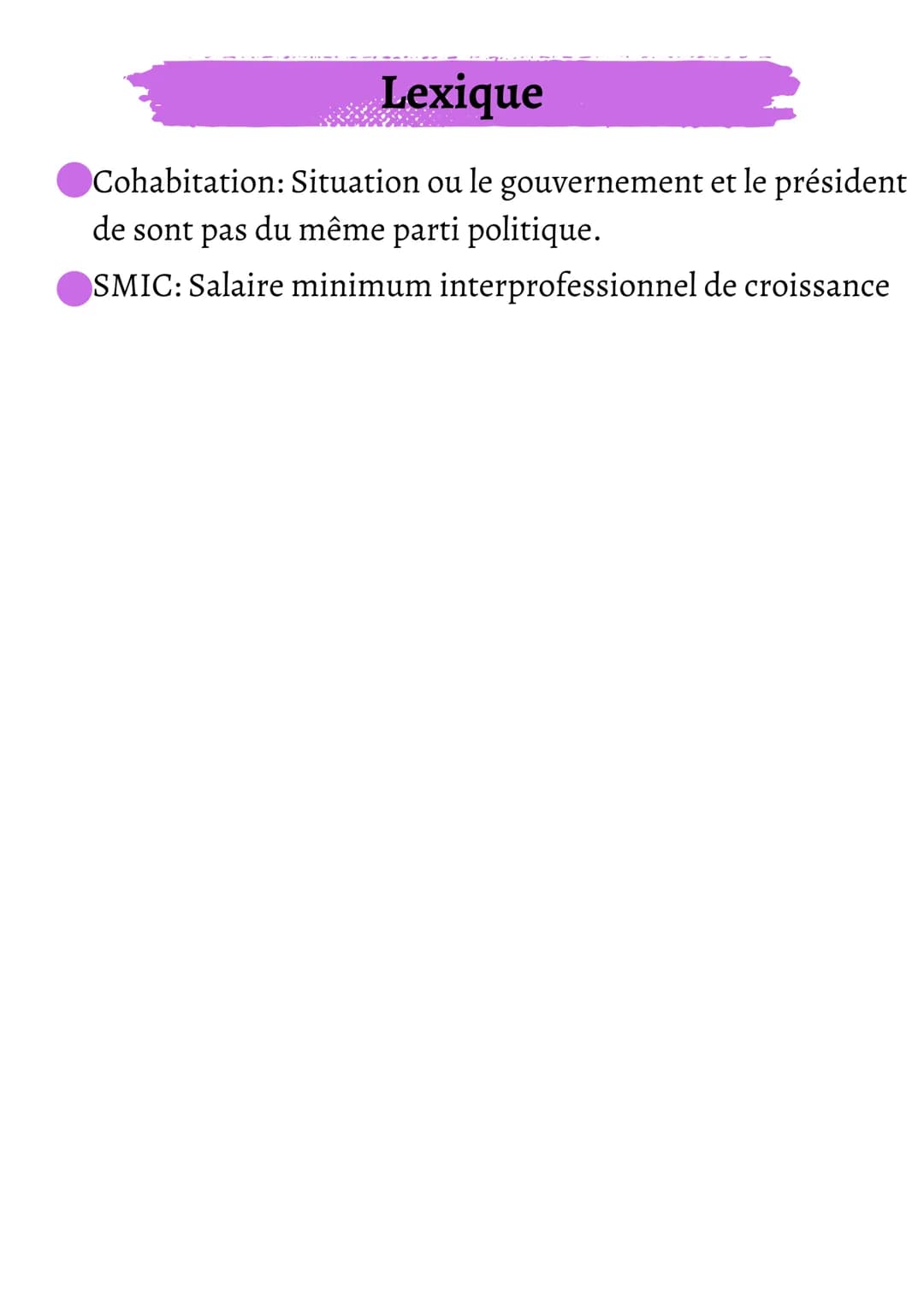 La Ve République à
l'épreuve
I Entre ruptures et continuité
Georges Pompidou est élu président en 1969
Un salaire minimum, le SMIC, est mis 