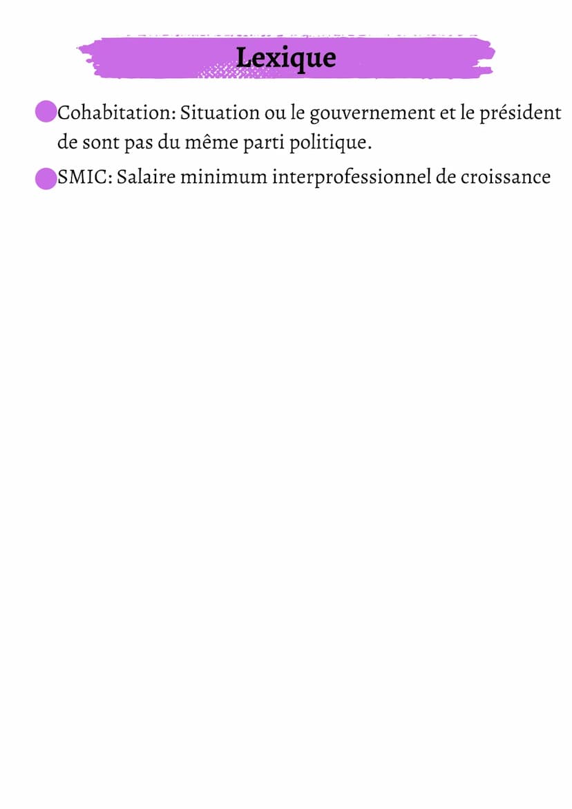 La Ve République à
l'épreuve
I Entre ruptures et continuité
Georges Pompidou est élu président en 1969
Un salaire minimum, le SMIC, est mis 