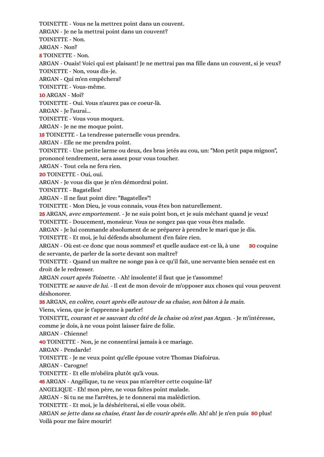 Lecture Linéaire: Dispute entre Toinette et Argan
INTRODUCTION -
Molière était un homme de théâtre très complet, dramaturge, metteur en scèn