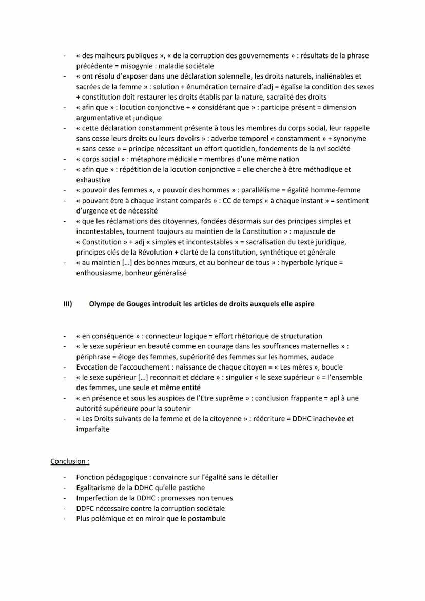 Introduction :
Plan :
DDFC (écrire et combattre pour l'égalité)
Préambule
Problématique :
En quoi ce préambule justifie-t-il l'importance d'