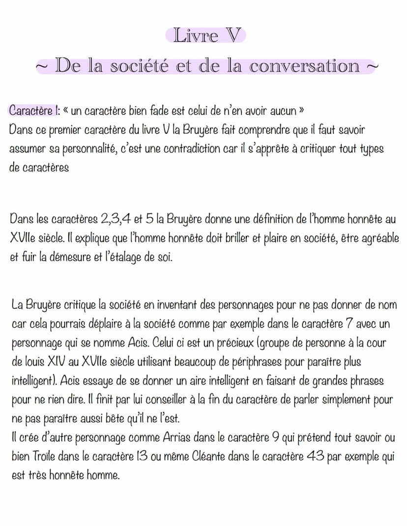 Qui est Jean de la Bruyère ?
La bruyère est un écrivain et moraliste français
du XVII e siècle faisant partie du classicisme.
Il est né à pa