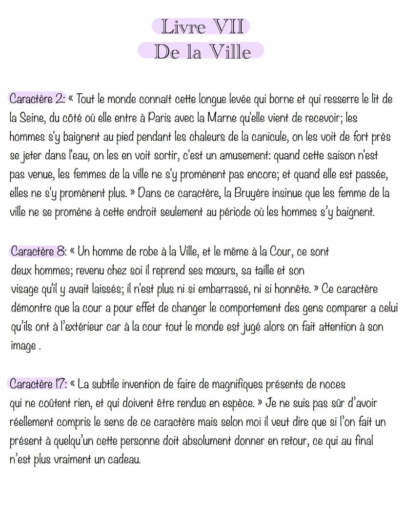 Qui est Jean de la Bruyère ?
La bruyère est un écrivain et moraliste français
du XVII e siècle faisant partie du classicisme.
Il est né à pa