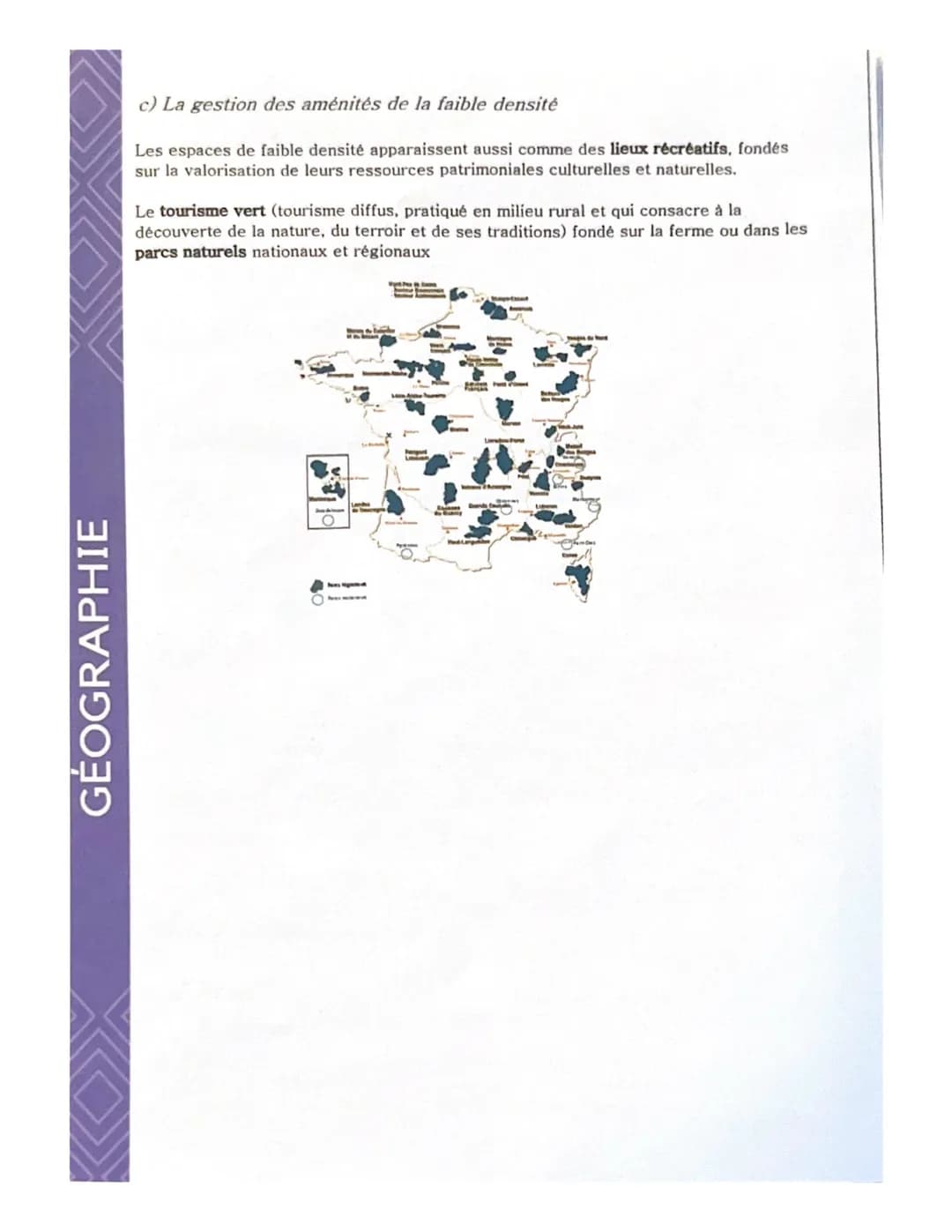 GEOGRAPHIE
1-
Espaces productifs et espaces de faibles densité
Les espaces productifs français au cœur des logiques
mondialisée
a) Une grand