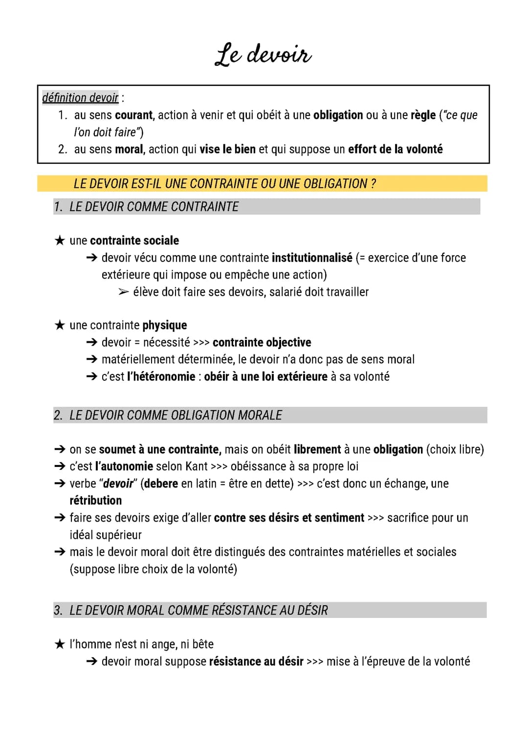 Le devoir (philosophie)