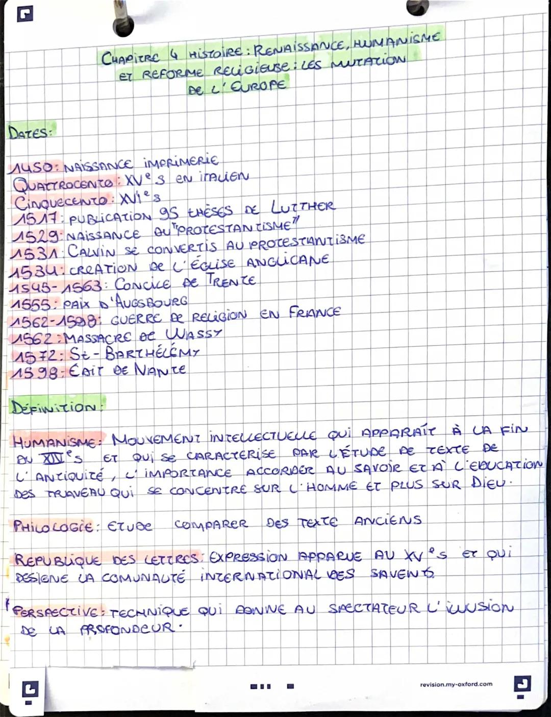 Humanismus und Renaissance - Einfach erklärt mit PDF Zusammenfassungen