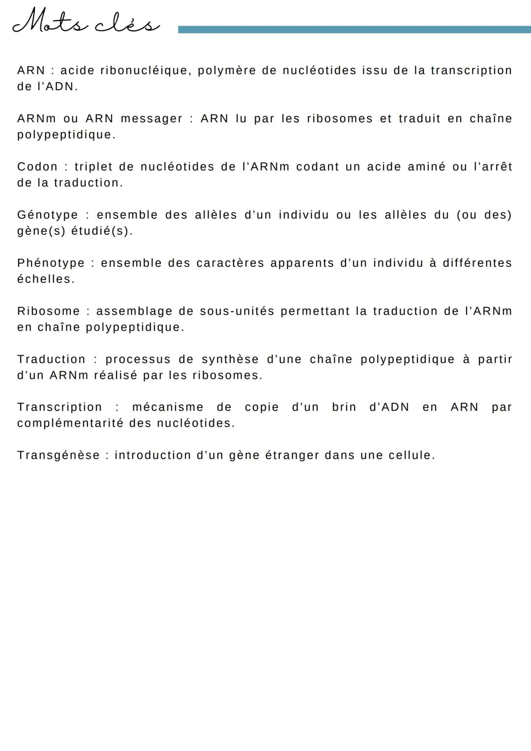 L'EXPRESSION du patrimoine Génétique
Introduction
Dans la cellule eucaryotes, la molécule d'ADN reste dans le noyau or les
protéines sont sy