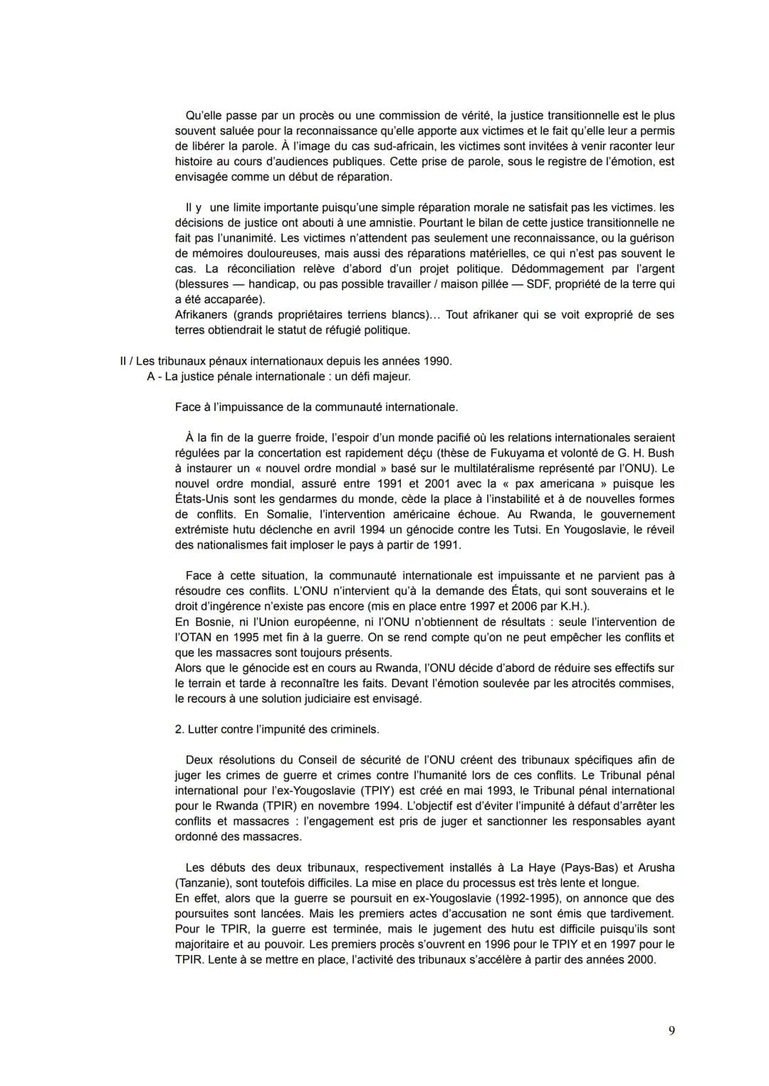 --- OCR Start ---
Thème 6: Histoire et mémoires.
Introduction: Histoire et mémoire, histoire et justice.
Chapitre 1: Histoire et mémoires de