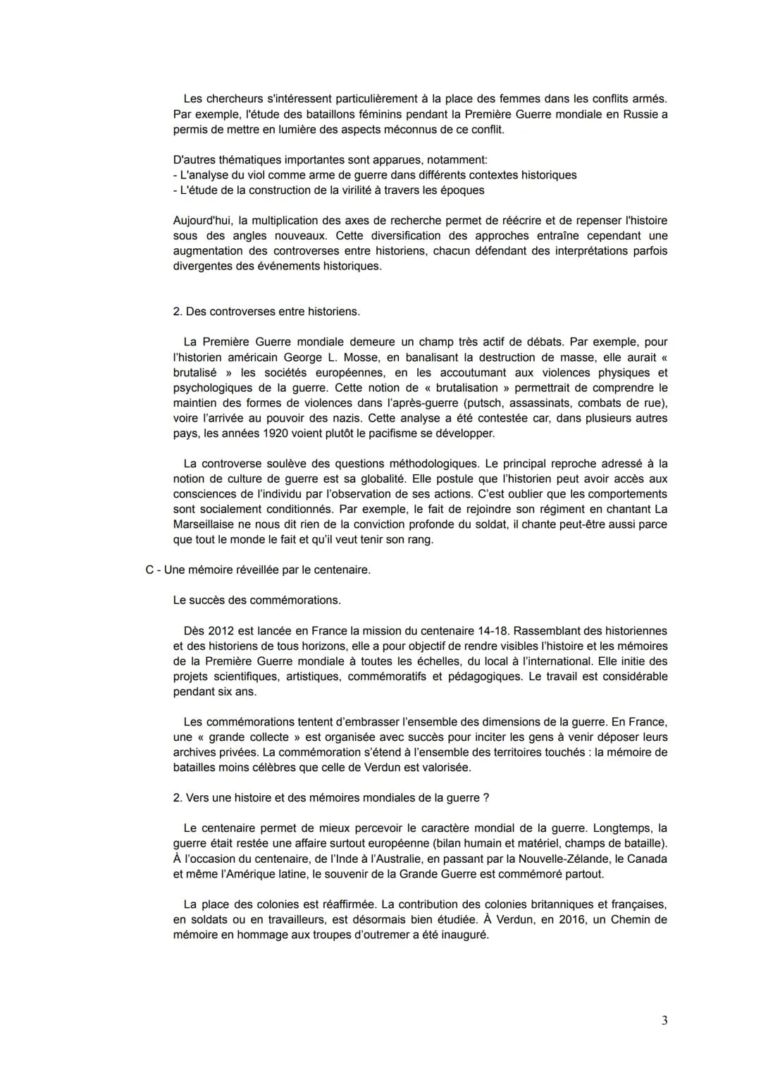 --- OCR Start ---
Thème 6: Histoire et mémoires.
Introduction: Histoire et mémoire, histoire et justice.
Chapitre 1: Histoire et mémoires de