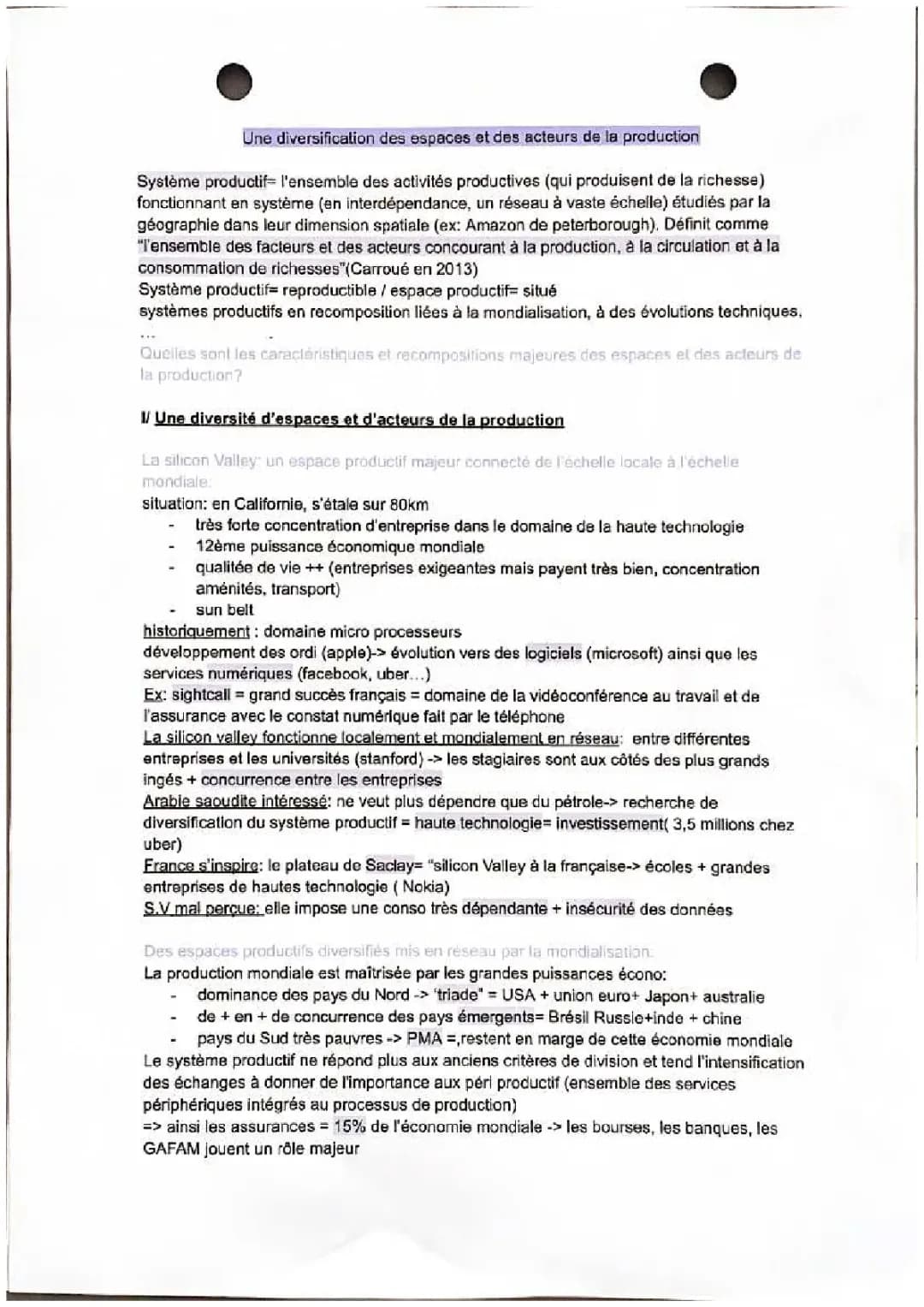Une diversification des espaces et des acteurs de la production 