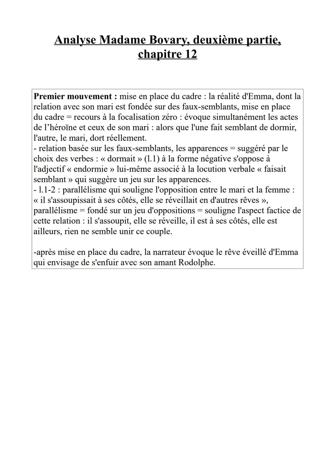 Introduction
Ce texte est un extrait du roman réaliste
Madame Bovary de Gustave Flaubert,
romancier du XIXe siècle, connu pour ses
brouillon