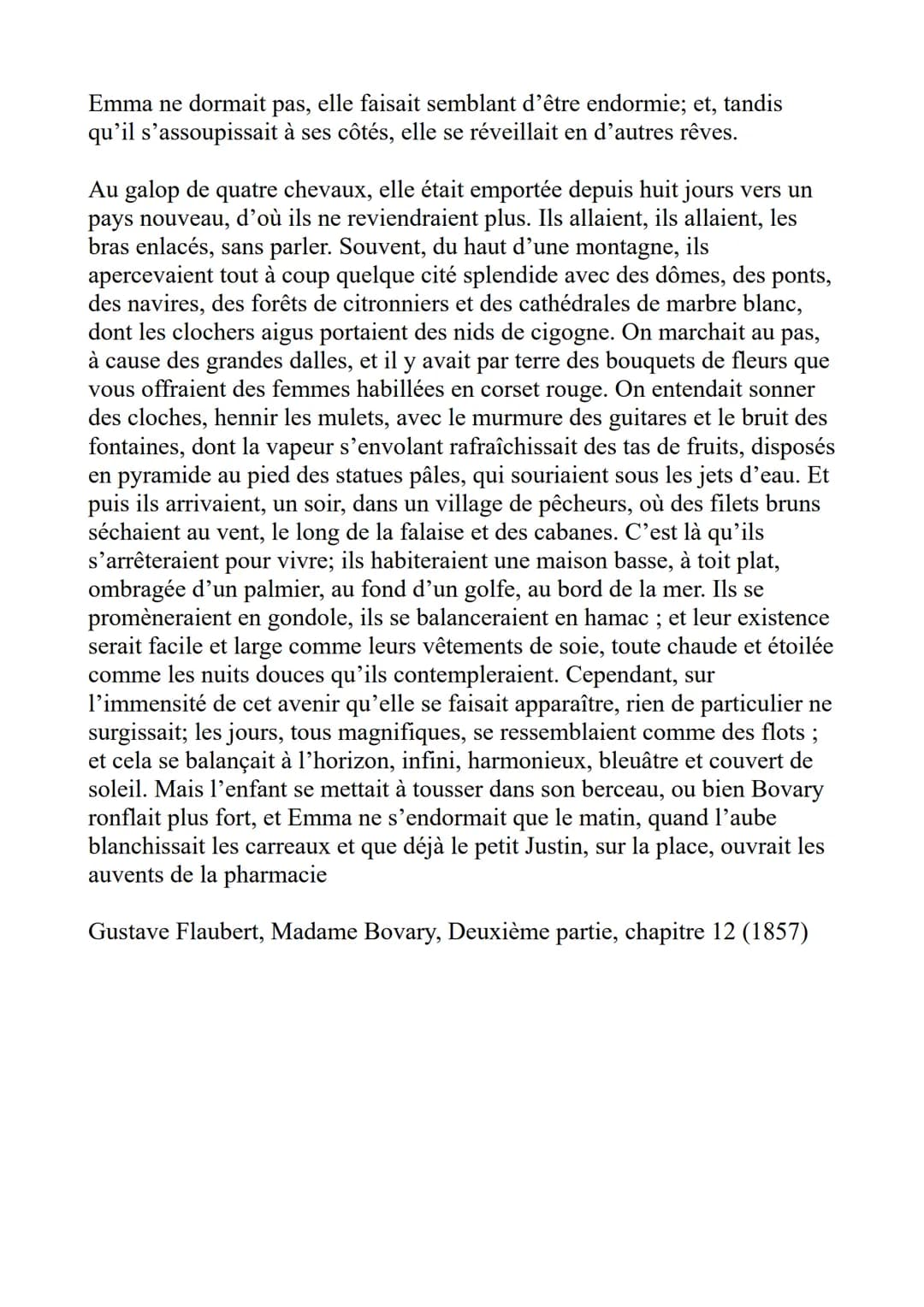 Introduction
Ce texte est un extrait du roman réaliste
Madame Bovary de Gustave Flaubert,
romancier du XIXe siècle, connu pour ses
brouillon