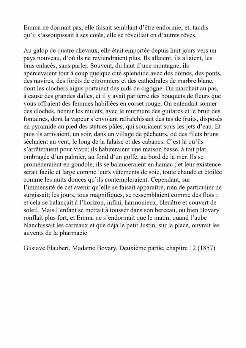 Introduction
Ce texte est un extrait du roman réaliste
Madame Bovary de Gustave Flaubert,
romancier du XIXe siècle, connu pour ses
brouillon
