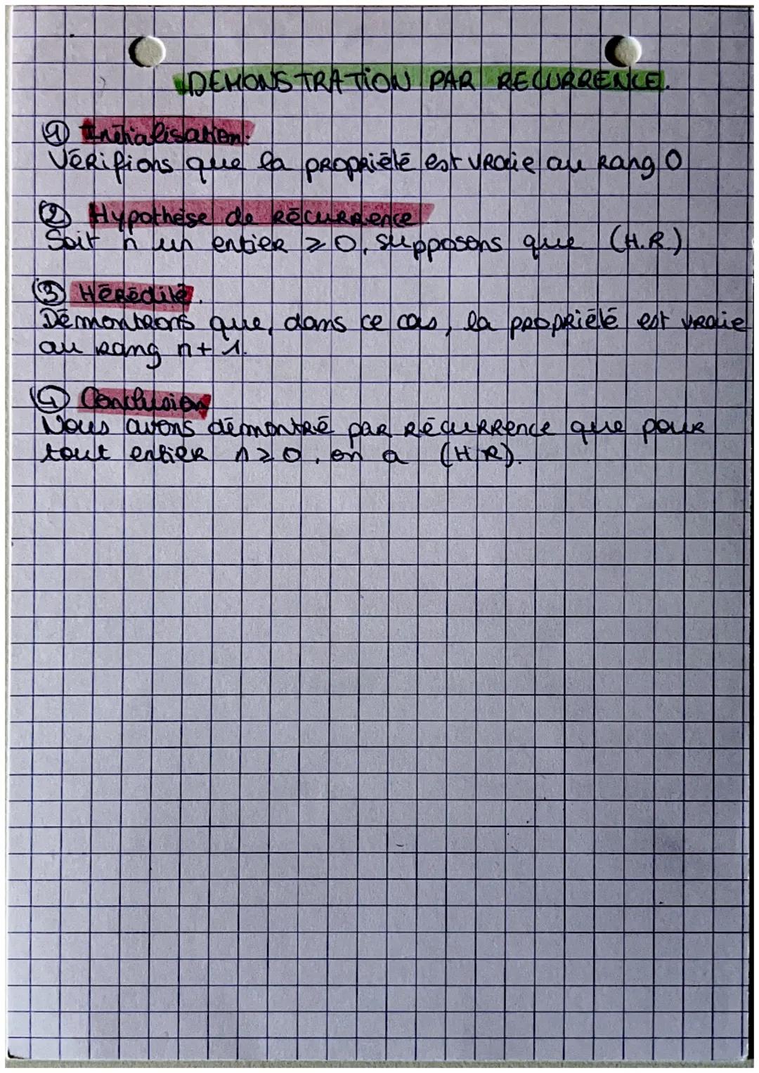 SUITES NUMERIQUES
ARITHMETIQUE
UAH = un tr
24 = Motar
-> un = up + (n-p)r
pour n 21:1 + 2 + ... + n = n (n+1)
2
18
2 GEOMETRIQUE
Un+1 = un x