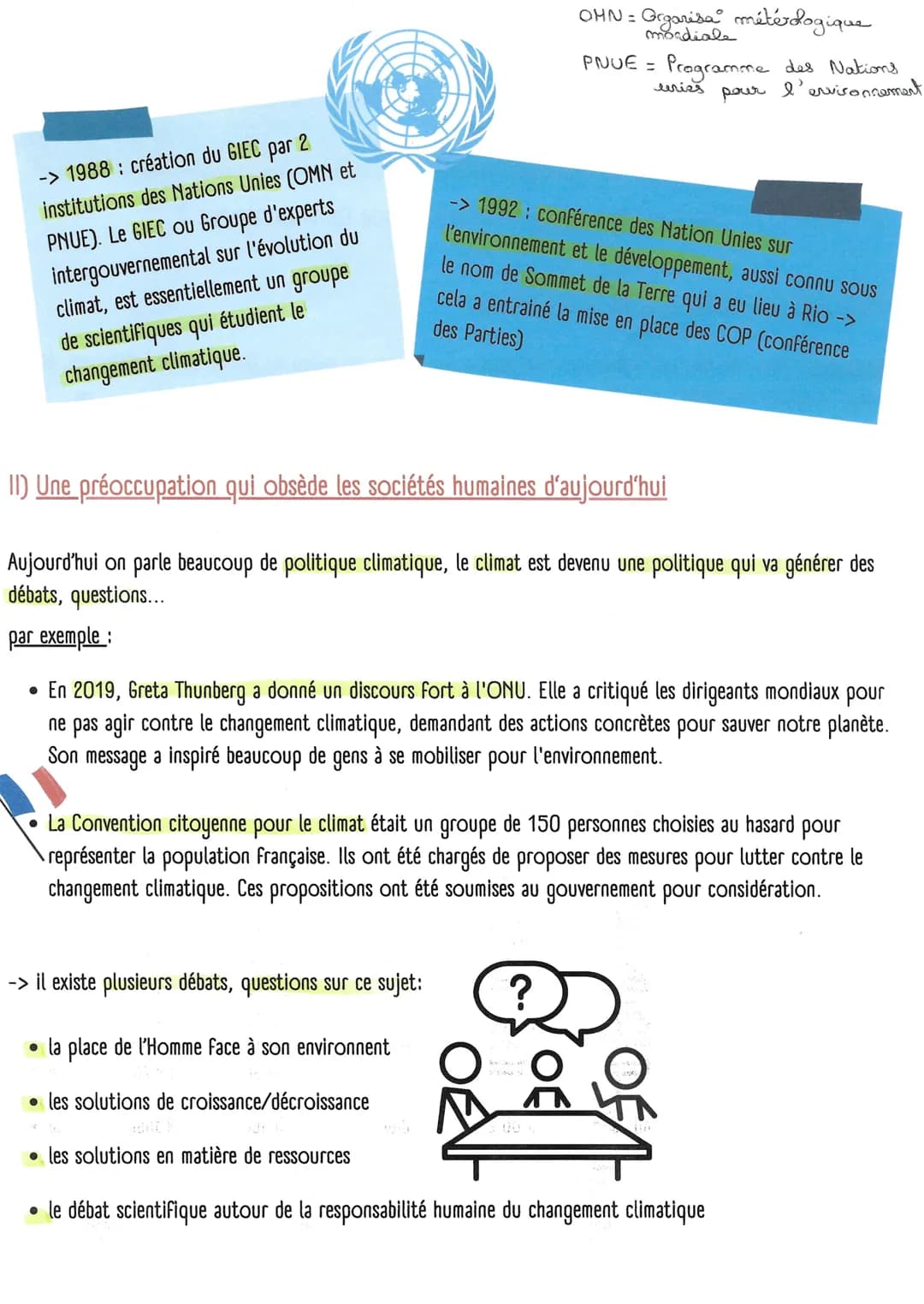 HGGSP THÈME 5: L'environnement, entre exploitation et protection :
:
un enjeu planétaire
Chapitre introductif: Qu'est-ce que l'environnement
