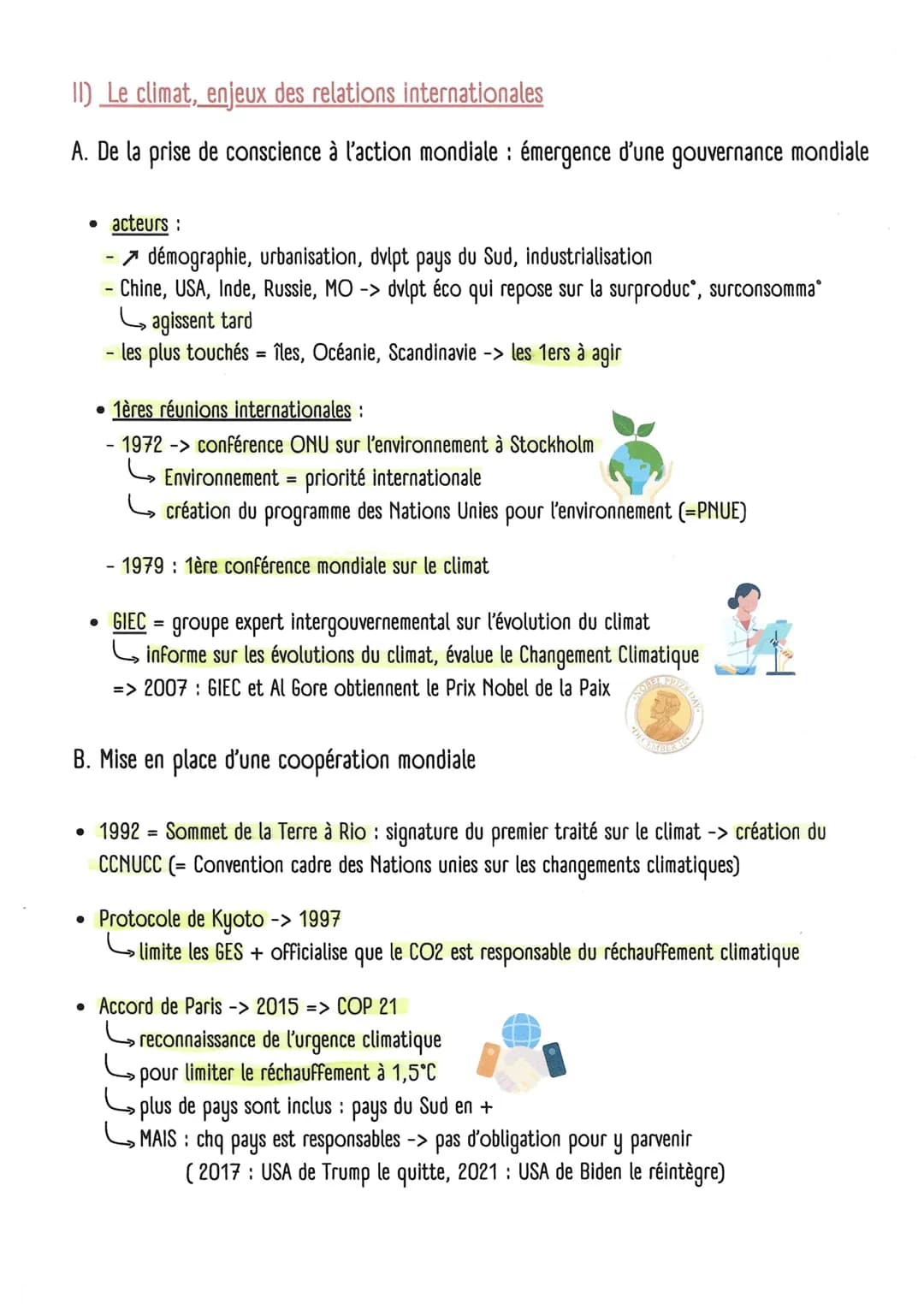 HGGSP THÈME 5: L'environnement, entre exploitation et protection :
:
un enjeu planétaire
Chapitre introductif: Qu'est-ce que l'environnement