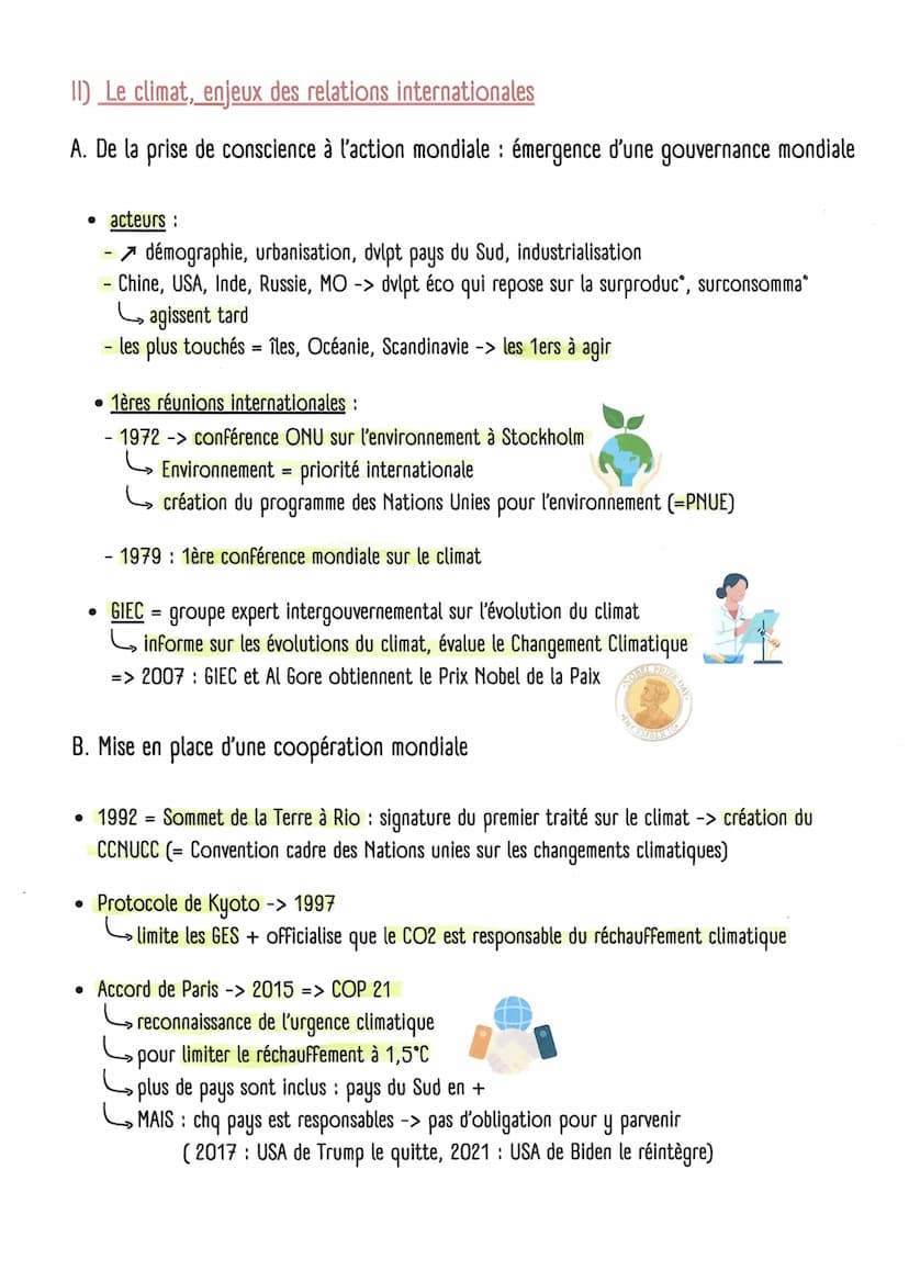 HGGSP THÈME 5: L'environnement, entre exploitation et protection :
:
un enjeu planétaire
Chapitre introductif: Qu'est-ce que l'environnement