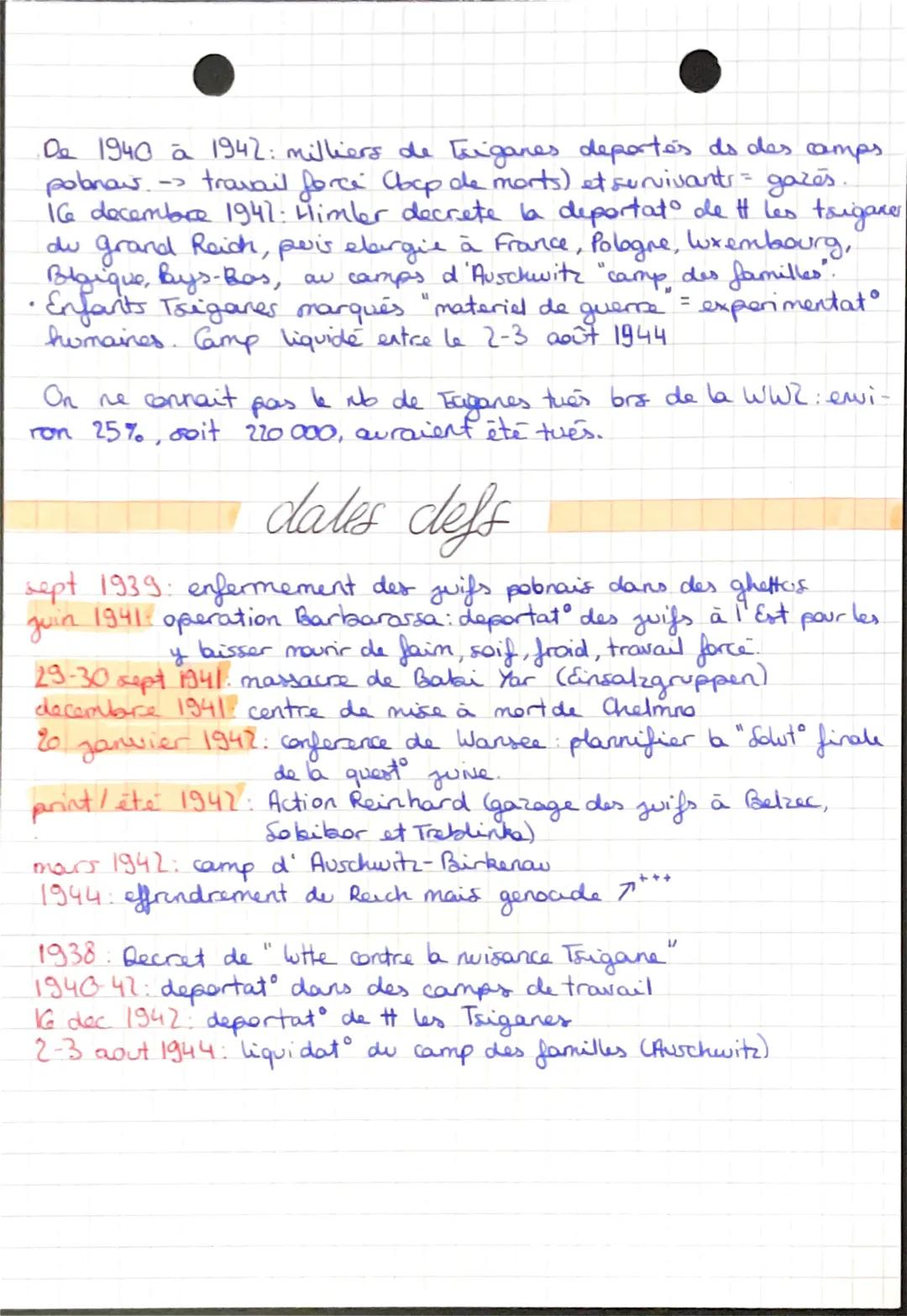 # genocide des fiifs,
et triganes

Jenese de genocide des guffe

• Jusqu'en 41: Aryanisat de la société allemande + epurato
Celiminat handic