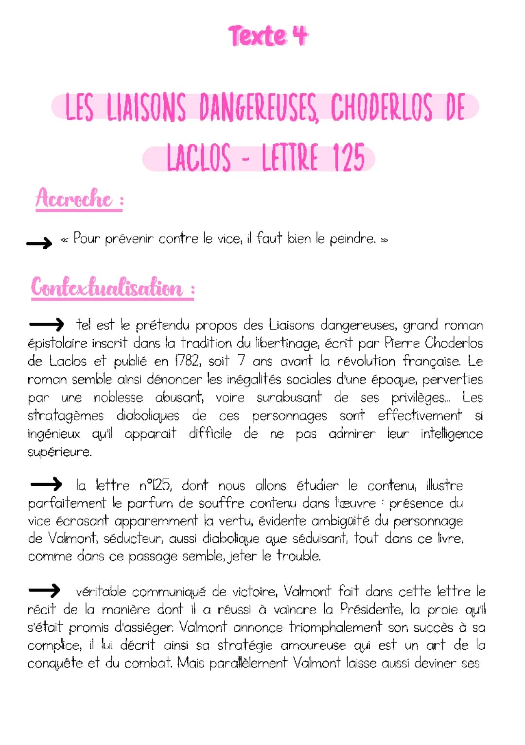 Les Liaisons dangereuses : Analyze Lettres 81, 141, 48 et 82