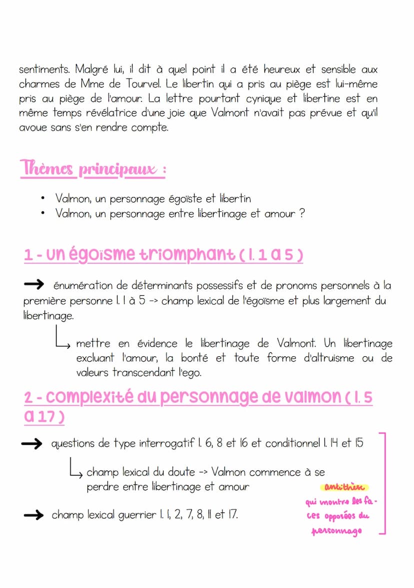 Texte 4
LES LIAISONS DANGEREUSES, CHODERLOS DE
LACLOS - LETTRE 125
Accroche :
Pour prévenir contre le vice, il faut bien le peindre. »
Conte