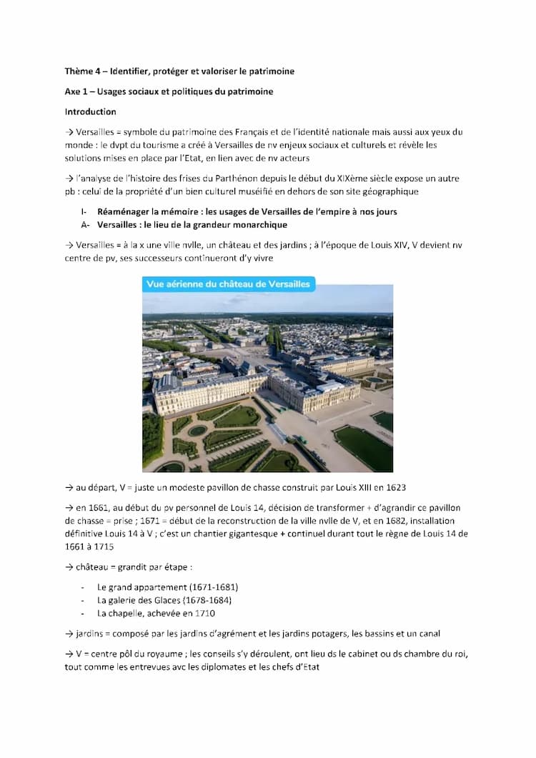 Know Thème 4 – Identifier, protéger et valoriser le patrimoine  thumbnail